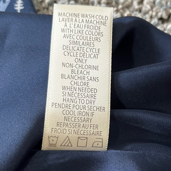 Max Studio Floral Navy Shift Dress, Small, New with Tags; Adorable Summer dress - Picture 15 of 15